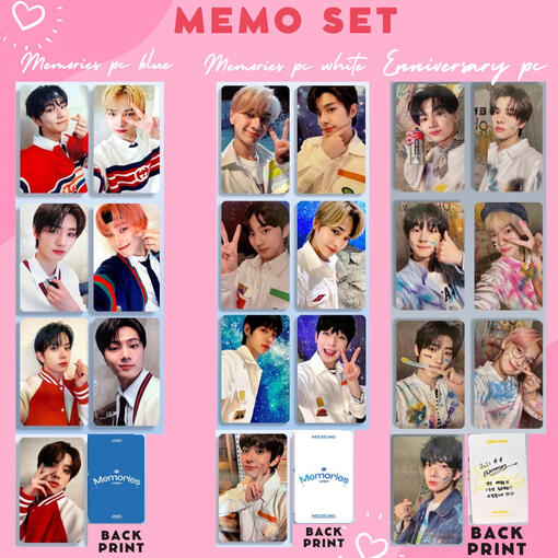 MEMO SET (135 PER MEMBER SET)